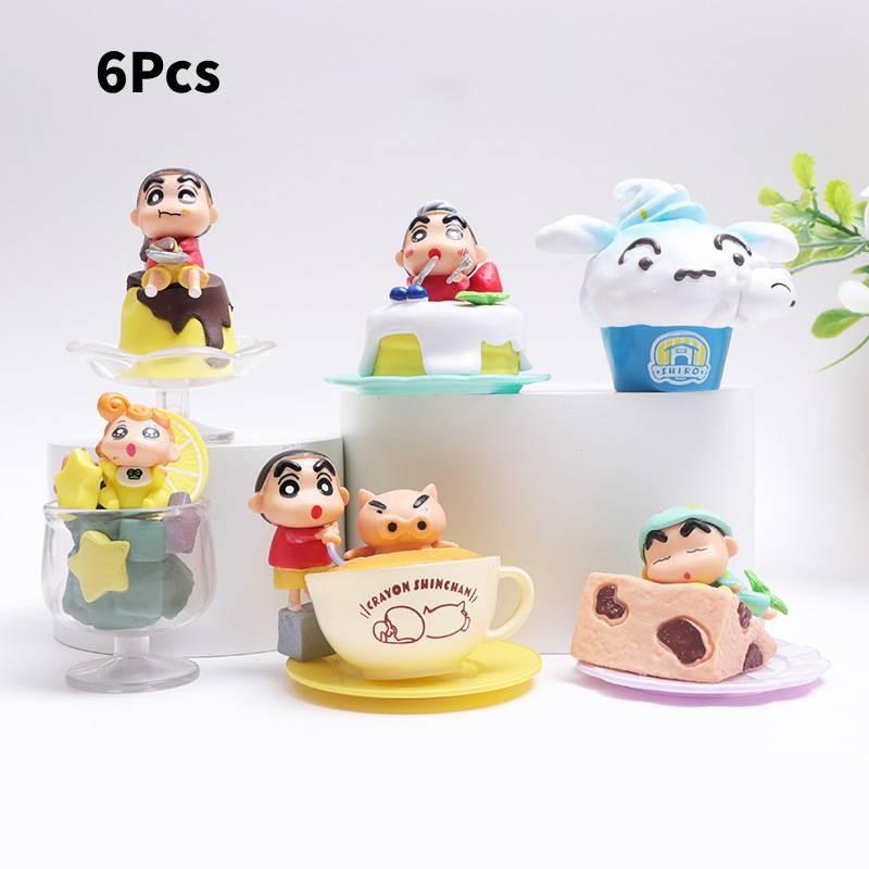 

Charming Sunflower Dessert Shinnosuke Figurine Collection Ideal For Anime Enthusiasts