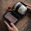 240ml Ru Kiln Ceramic Quick Tea Cup One Pot Three Cups Kung Fu Tea Set Portable Storage