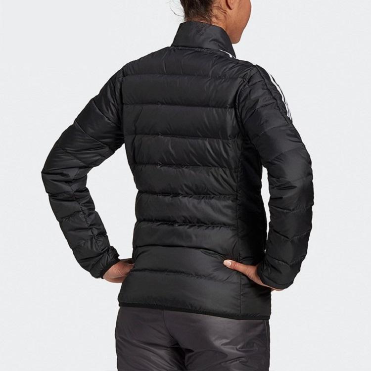 Adidas Essensiell dunjakke med ståkrage Dame Yttertøy Svart GH4593