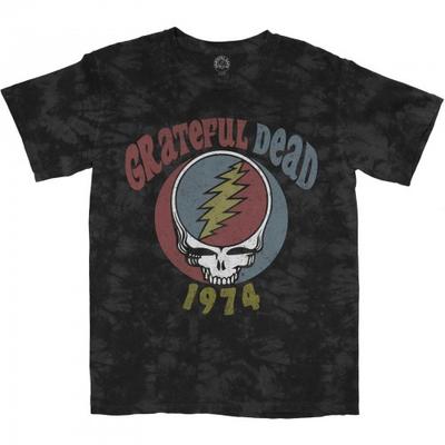Grateful Dead Unisex volwassen 1974 tie-dye T-shirt