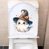Spooky Halloween Haunted House Wall Decal Set Scary Ghost Window Stickers for Home Party Decoration Waterproof