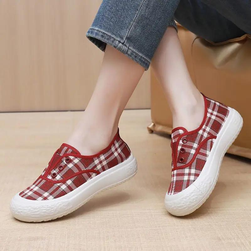 Fashion Casual New In Breathable Slip On Ladies Footwear Designer Luxury Walking Stylish Daily Routine High Quality Deals Women's Shoes