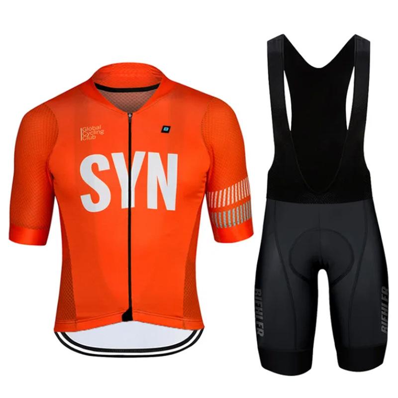 2026 Summer Breathable Cycling Suit Set Road Bike Cycling Uniform Short Sleeve Thin Suit Color Blocking Seat Suspender Pants Team Edition