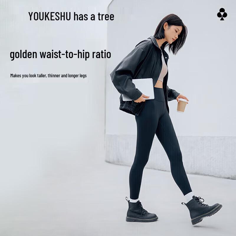 

Женские леггинсы с высокой талией и контролем живота «Акулий хвост» M