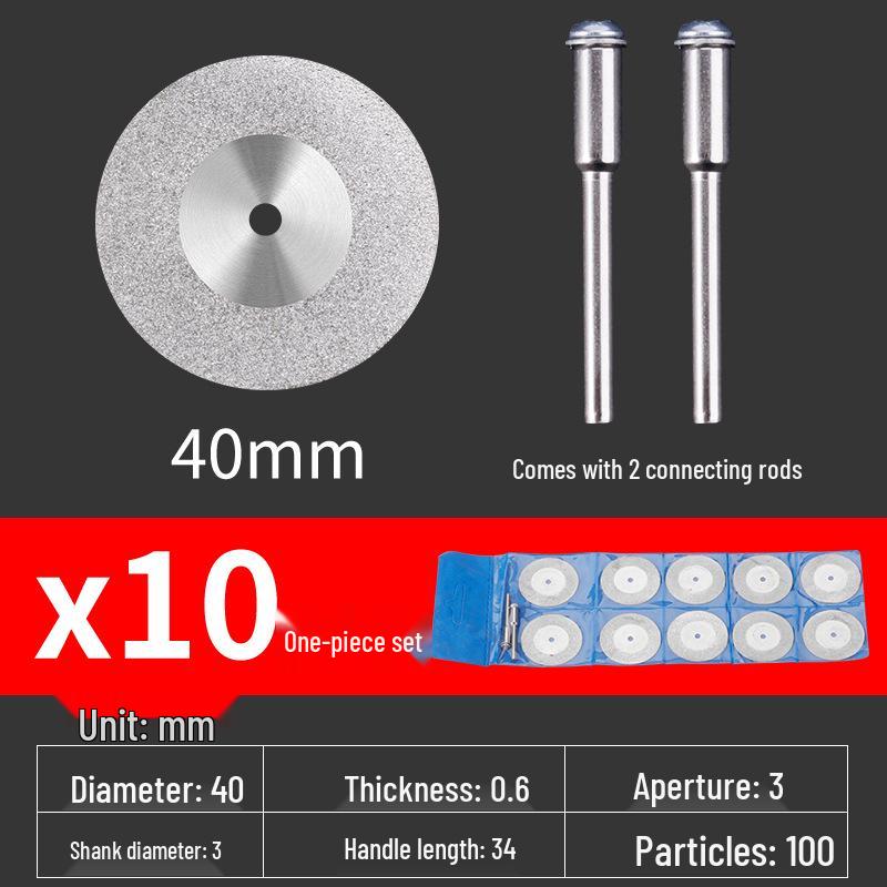 Diamond Blade for Jade, Ceramic, and Glass Cutting - Toothless Saw for Grout Cleaning and Gap Filling with Electric Grinder