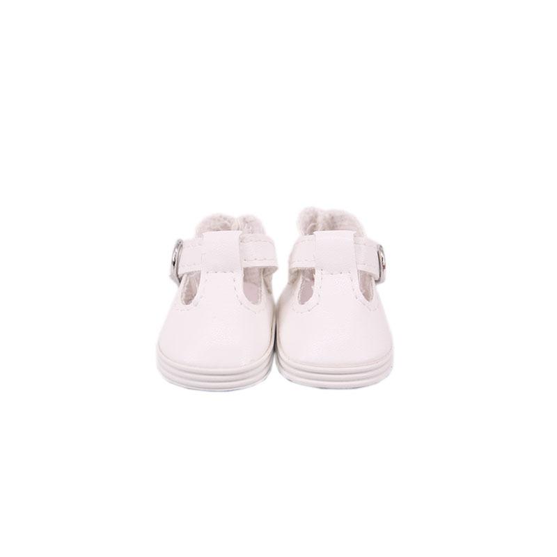 Puppenschuhe aus weichem PU, 5,1 cm, für 36,8 cm große Puppen von 32–34 cm, Geschenkzubehör für Mädchen, 1 Paar