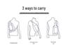 Captain Cow Men's Genuine Leather Multifunctional Crossbody Chest Bag