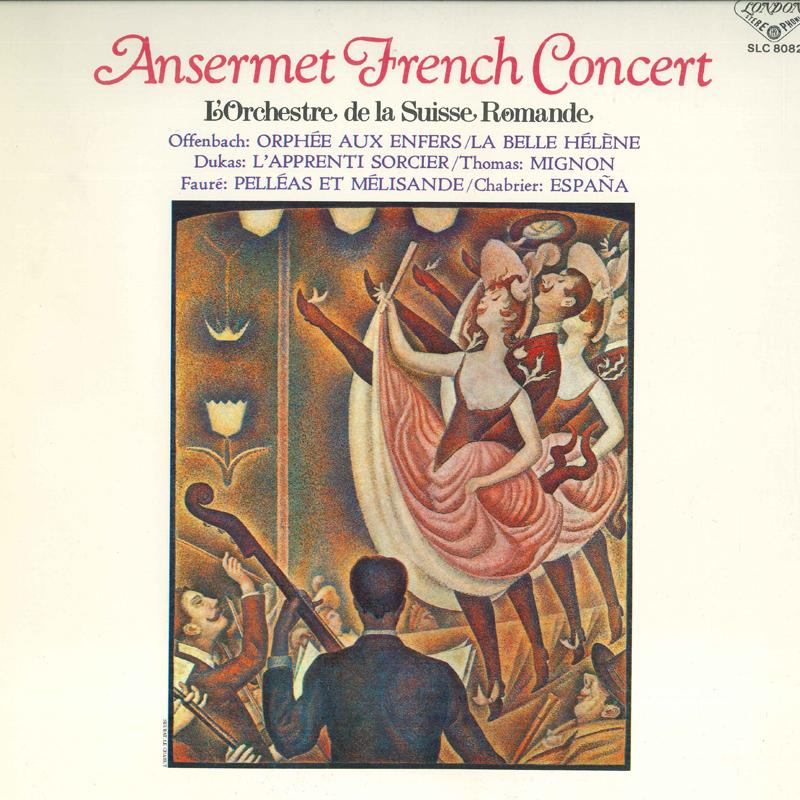 

LP Record ERNEST ANSERMETCOND.LORCHESTRE Ansermet French Concert SLC8082 LONDON 1979 Japan Classical Used