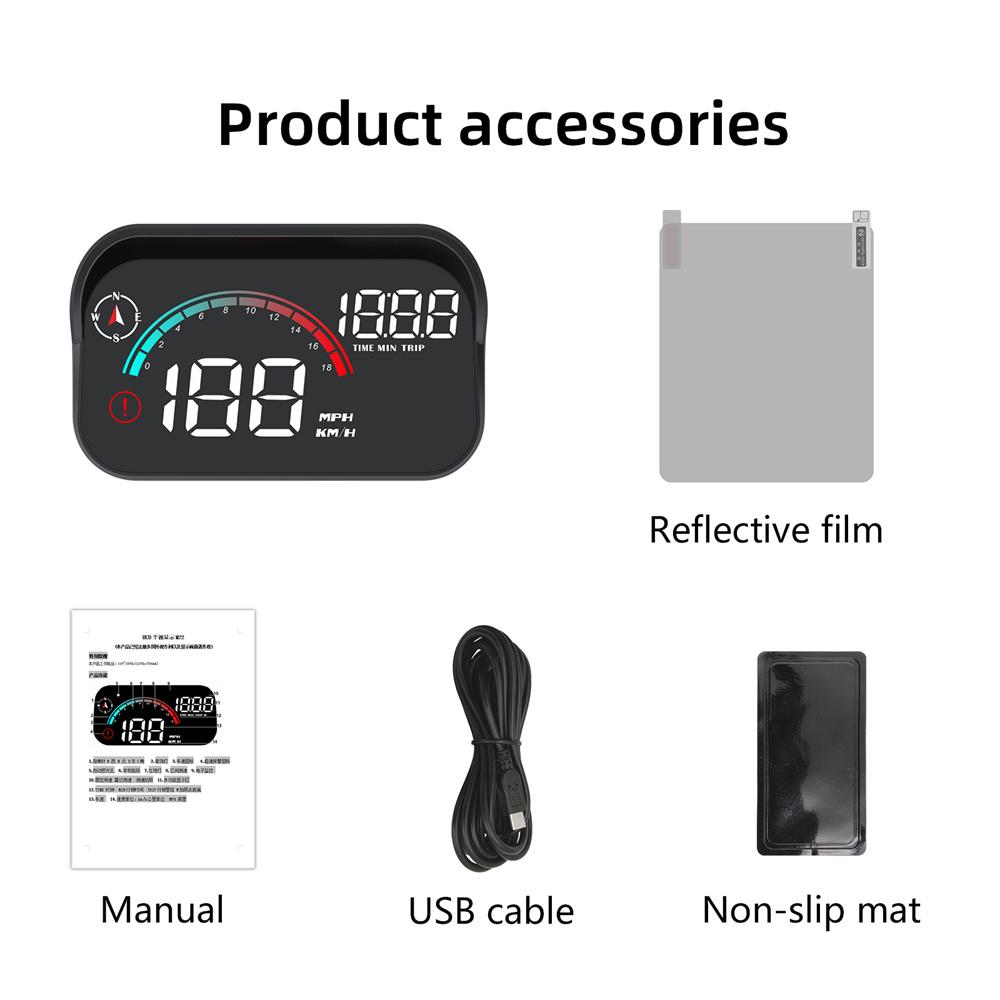 Digital Speedometer Universal GPS Car HUD Head Up Display Car Hud Speedometer