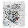 Royce McClure Silky White Tiger Supersoft Blanket