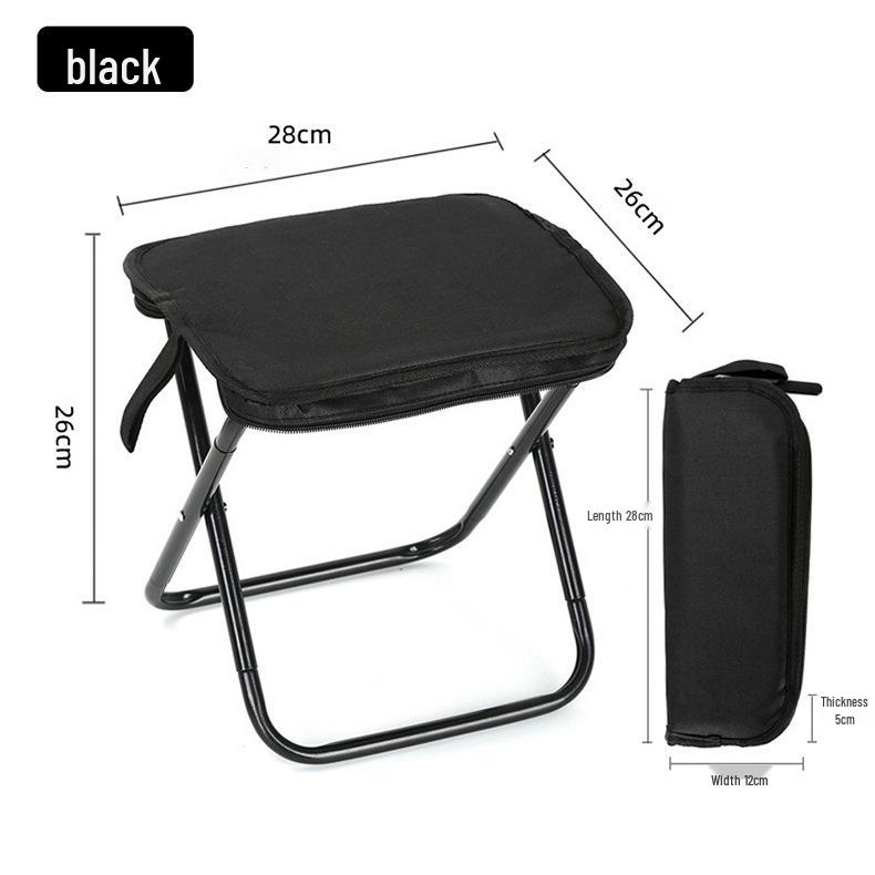 Portable Folding Stool for Outdoor Activities and Storage