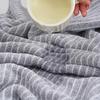 Asciugamano da bagno extra large a righe con stelle, in fibra di corallo ad alto assorbimento, ad asciugatura rapida, non perde pelucchi, resistente asciugamano da spiaggia