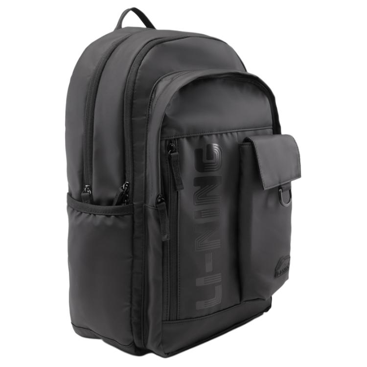New LiNing Polyester Backpack Unisex Black ABSV187-1