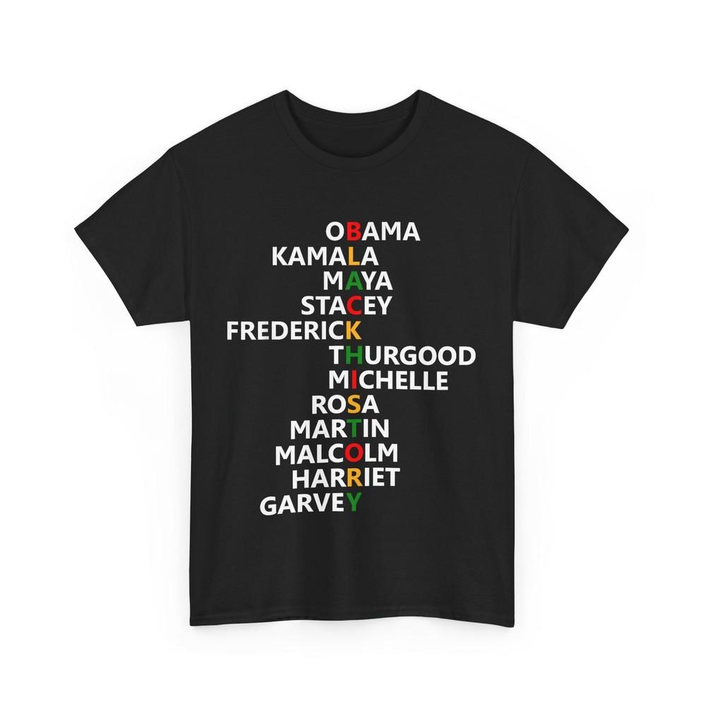 

Black History Month Leaders Black History Month T-Shirt 3XL