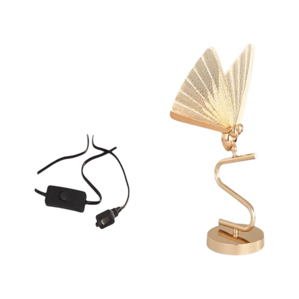 Modern Design Butterfly Table Lamp Luxury Light Nordic Style Bedside Lamp Butterfly Lampshade LED Technology Lighting Fixtures