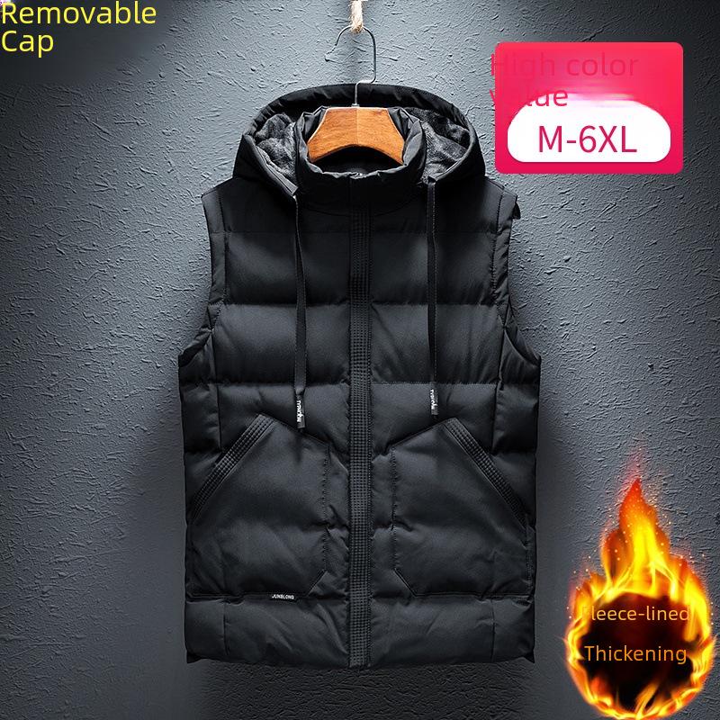 Gilet matelassé en coton style coréen pour homme - Mode Printemps, Automne, Hiver