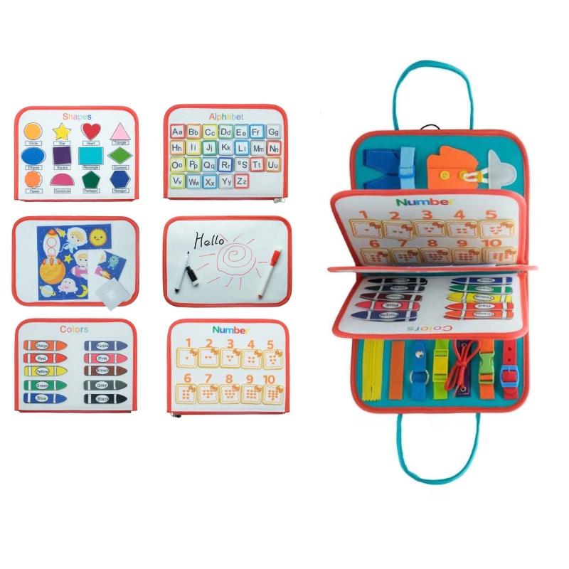 Educational Children's Toy Learning Board With 20 Different Play Possibilities