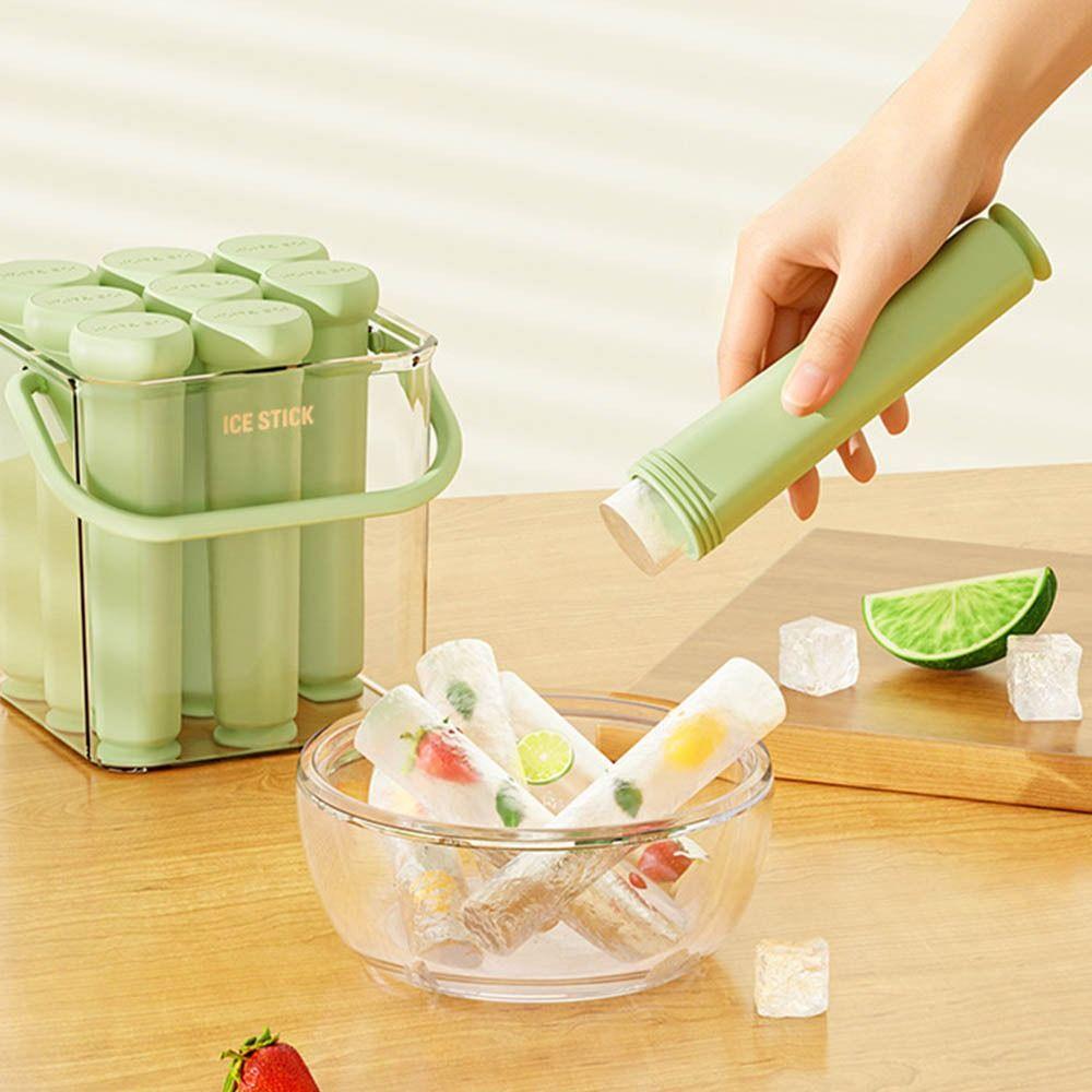 Reusable Old Popsicle Mold DIY Ice Maker Mold Durable Ice Cube Mould Kitchen Tools