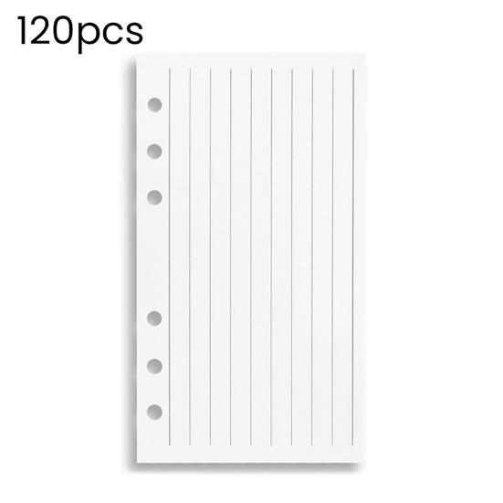 120 Sheets A6 Loose Leaf Paper Refillable Notebook Inserts Smooth Writing Inserts Detachable Planner Pages for Planning Weekly Schedule Budgeting