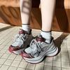 Silver Dad Shoes Women's 2024 New Winter Thick-soled Heightening Soft-soled Sports Casual Shoes Velvet Warm Cotton Shoes