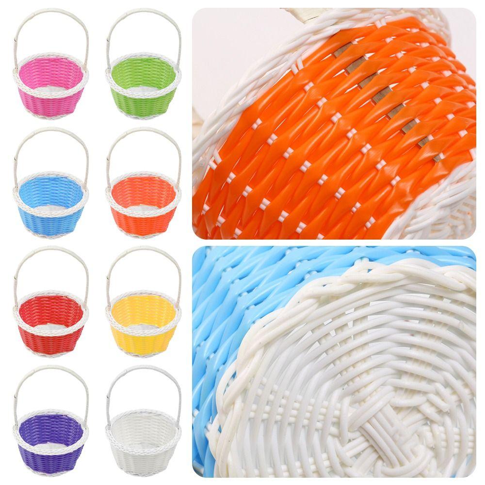 Beautiful Hand Made Storage Baskets Shopping Storage Hamper Basket For Plant Home Wedding