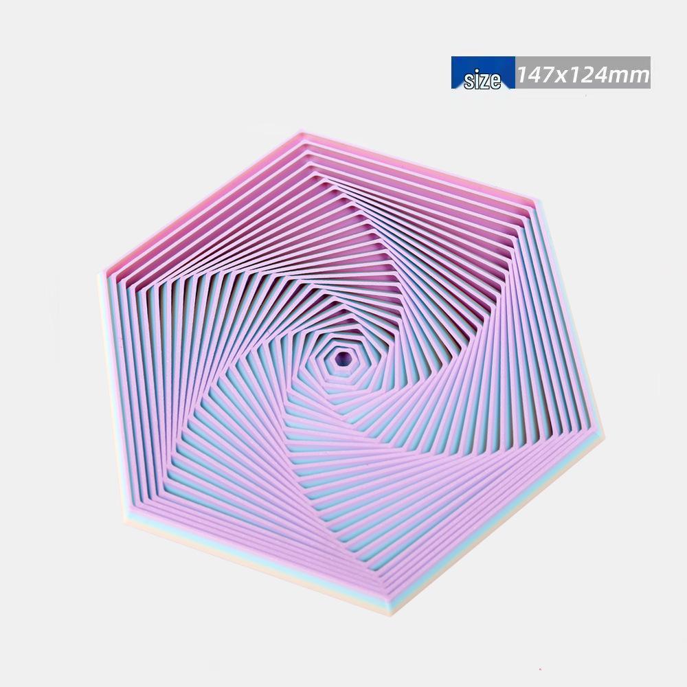 

Fractal Fidget Hexagon 3D Printing Decompression Toy 7cm