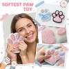 Cat Paw Shaped Cleaning Sponge Soft Durable Multi Layer Foam Non Scratch Household Kitchen Tool for Dishwashing Surfaces