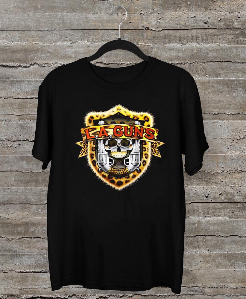 

L.A. Guns Announce #039Leopard Skin#039 Album 2025 logo T Shirt All Size HH281 Unisex T-Shirt XXXL
