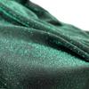 1meter Dark Green Color Bright Silk Fabric Peacock Green Color Star Sparkle Fabric for Halloween Christmas Decor