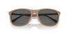 Emporio Armani EA4201F Men's Sunglasses, Shiny Dark Beige, Size 58