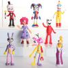6-12 Pcs/Set The Amazing Digital Circus Anime Figure Ragatha/Jax/Pomni Action Figure Pvc Collection Decoration Model Doll Toys
