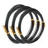 Anodized Aluminum Bonsai Training Wire With 3 Sizes(1.0 mm,1.5 mm,2.0 mm) Total 15m (Black) Decoration Wire Bonsai Wires 3 Rolls