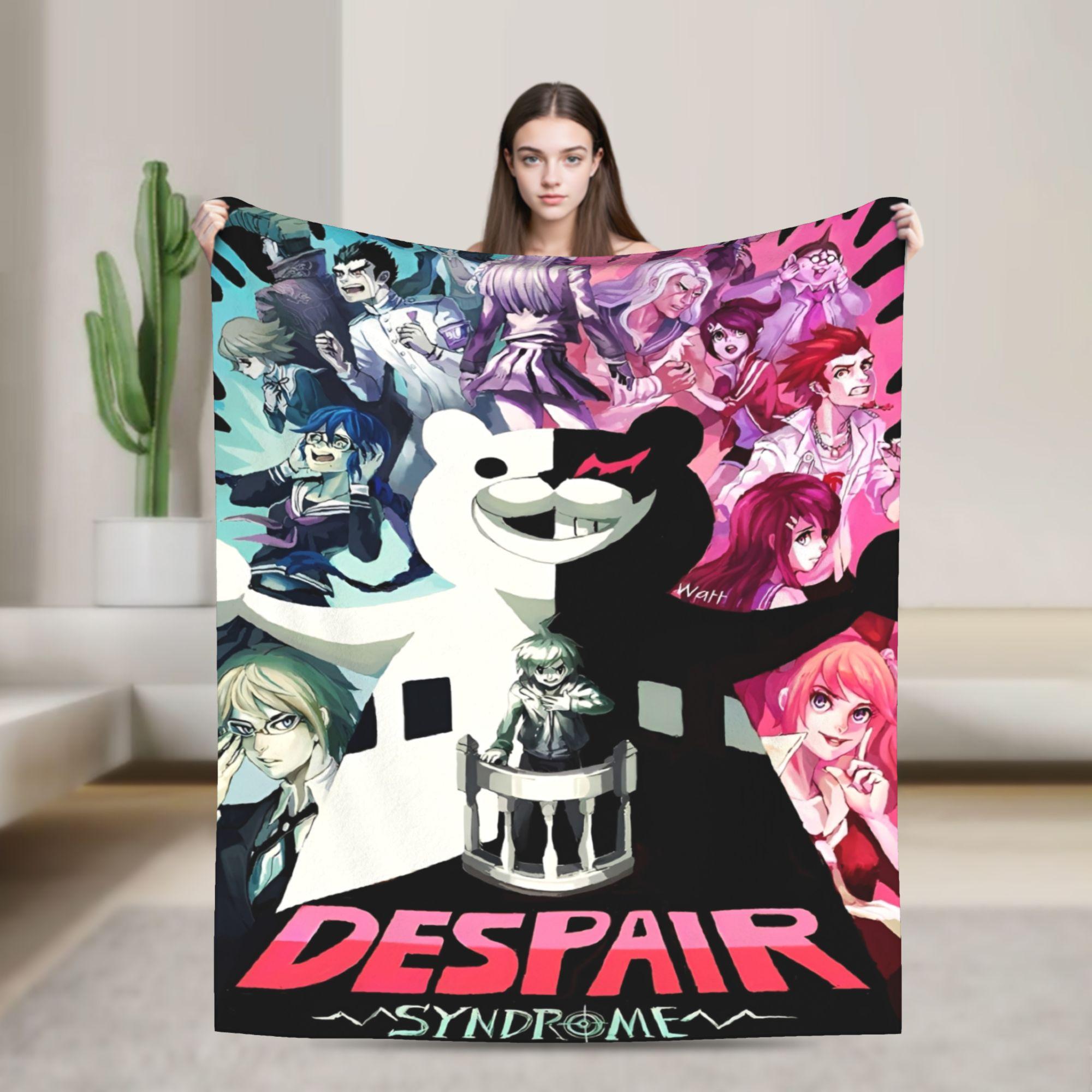 

Danganronpa Japanese Anime Gift Blanket For Men Women Ultra Soft Throw Blankets for Couch 50x60 Inches Multi-size 100x150cm