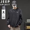 JEEP SPIRIT Herr Casual Rundhalsad Långärmad Topp
