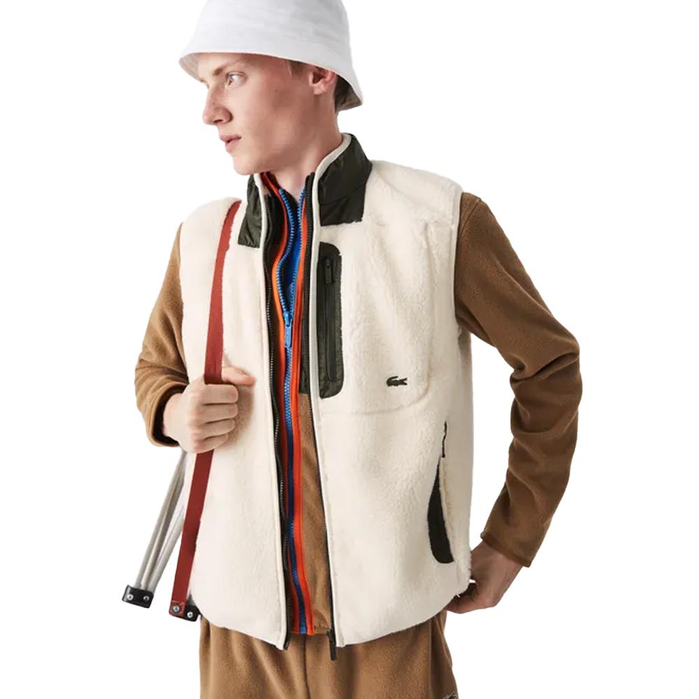 Lacoste Men's Sherpa Fleece Gilet