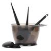 4/6Pcs Hair Dye Color Brush Bowl Set With Ear Caps Dye Mixer Hair Tint Dying Coloring Applicator Hairdressing Styling Accessorie