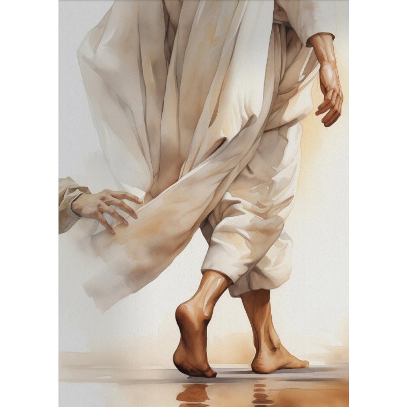 Jesus and The Cross Jesus Poster Christian Lamb of God Art Canvas Painting Christian Wall Art Picture Living Room Home Decor