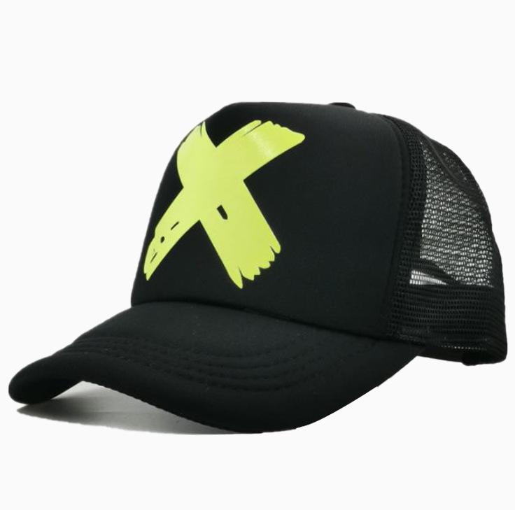 Summer X Letter Mesh Cap Couple Hip Hop With Mesh Baseball Cap Outdoor Mesh Breathable Cap