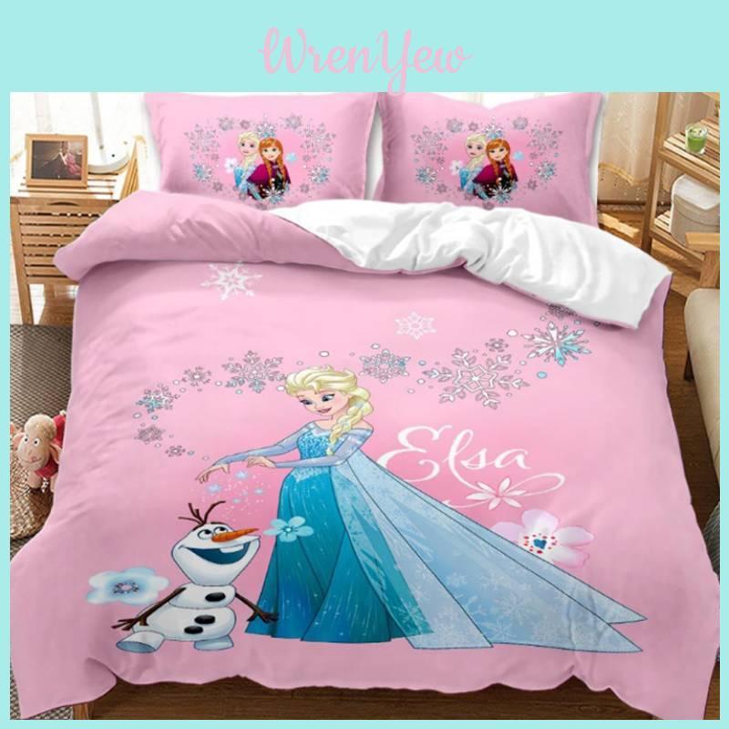 Frozen 3d Digital Print Comforter Set For Kids Bedroom Decor