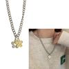 Flower Pendant Choker Pendant Necklaces Alloy Pendant Jewelry Y2k Accessories