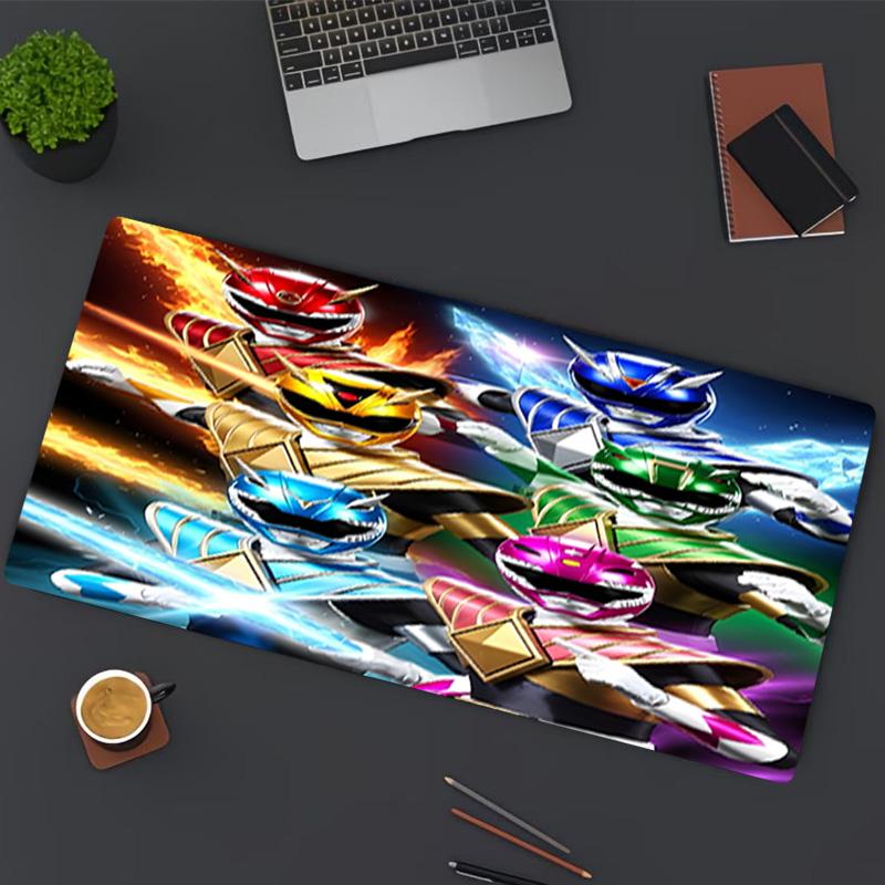 Mighty Morphin Power Rangers Print Mouse Pad, for Keyboard Pad Laptop PC Mat for Office Home Use, Desk Decor, Perfect Birthday Gift for Gamers