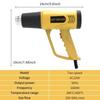 2000W Handheld Hot Air Gun Constant Temperature Automotive Film Heat Shrink Film Handmade Industrial Grade Hot Air Fan