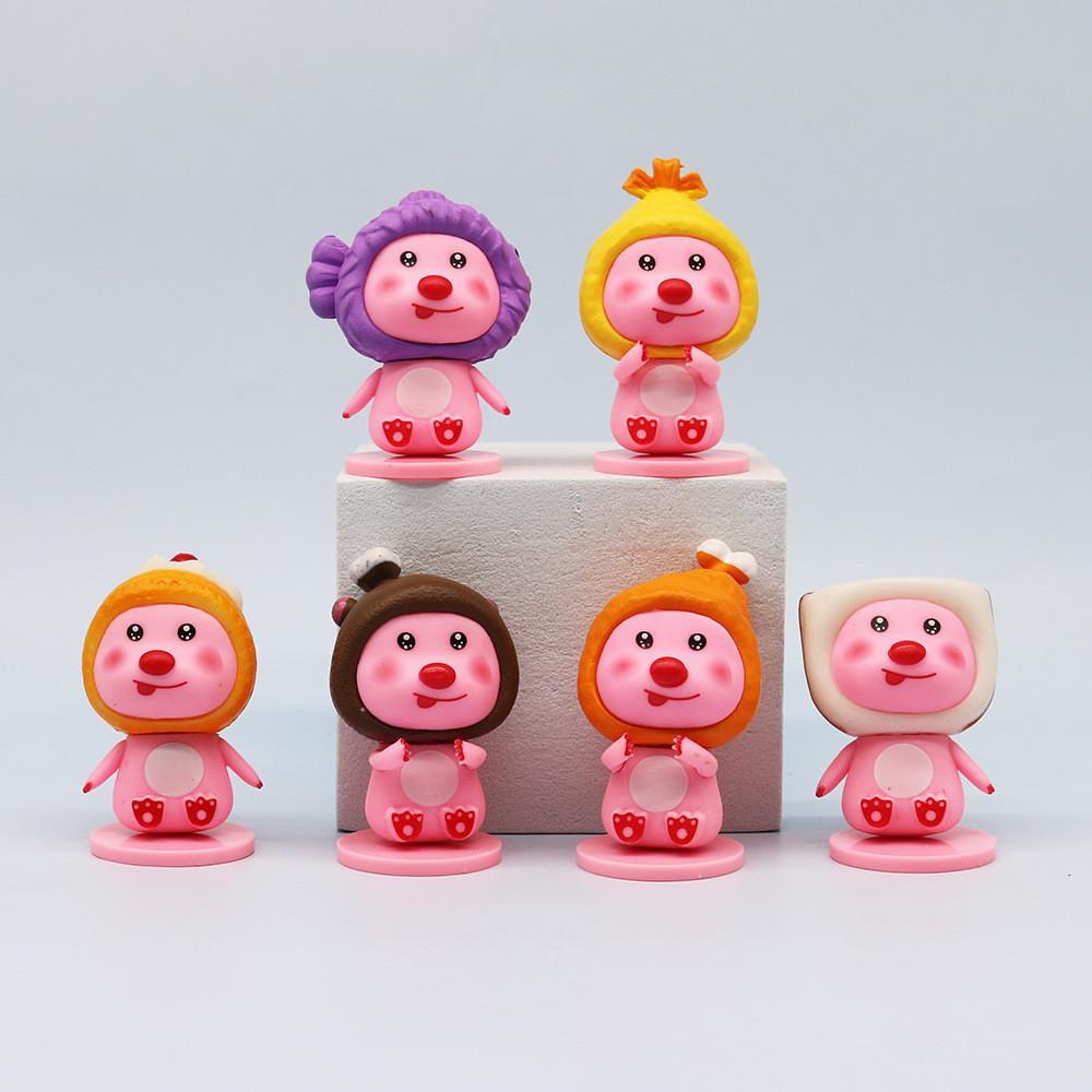 

Lovely Vegetable Beaver Sculpture Pvc Figurine For Girls Room Decor Gourmet