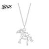 Horse Pendant Necklace Ingot On Immediate Women Wealth Lucky Birthday