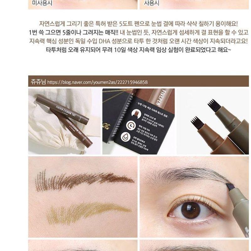 RIRE Fivepen Eyebrow Tint - 2 Colors