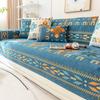 Bohemian Style Chenille Sofa Cushion All-Season Universal Anti Slip Scratch Resistant Pet Friendly 1/2/3/4 Sofa Protective Cover