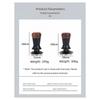 A03F-Internal Spring Constant Force Espresso Coffee Tamper 51/53/58Mm Stainless Steel Base Adjustable Height