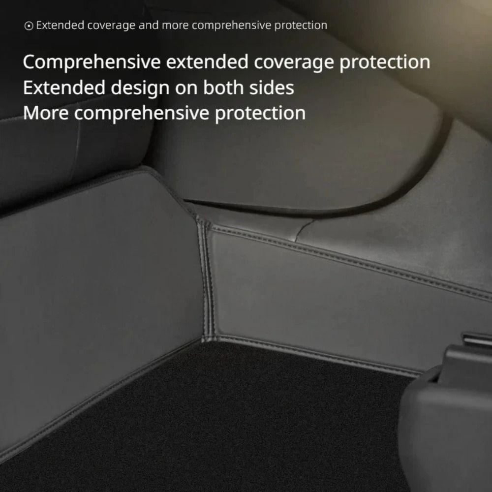 Durable Rear Seat Protective Mat Seat Lower Protector for Tesla Model Y Model 3 Car Interior