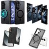 Durable Translucent Matte Magnetic Built-in Magnetic Folding Phone Case Cover for Samsung Z Fold 7 6 8 Wide with Magnet Charge