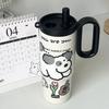 Summer Cooling Water Bottle With Handle 316 Stainless Steel Insulated Cup For Home Outdoor Car Use